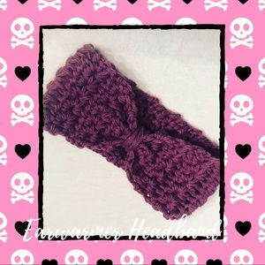Crocheted Earwarmer Headband 0-3 Months